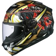 AEROBLADE5 KNIGHT BLACK/GOLD XL(頭周りのめやす:61-62cm) オートバイ用フルフェイスヘルメット