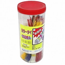 CAS300P [結束バンド ロックタイ 100/150/200mm 5色セット 300本入り]
