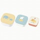 お弁当箱 シール容器 3個入 ANIMAL デザートケース YUC-1210