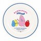 BPB-651 [プレート 17cm プラスチック バーバパパ MARKET ホワイト]