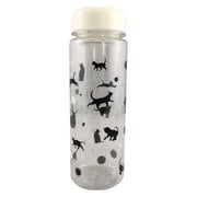 水筒 500ml クリアボトル ウォーターボトル M 音符ネコ ATWH-1200