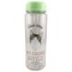 水筒 500ml クリアボトル ウォーターボトル ネコ グリーン ATWH-1202