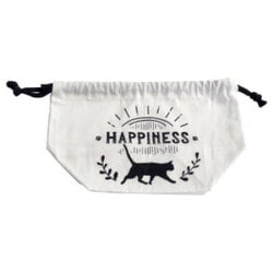 お弁当袋 ランチ巾着 ランチバッグ HAPPINESS AJX-801