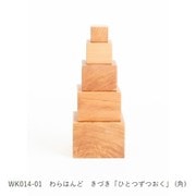 わらはんど 知育玩具 きづき 「ひとつずつおく」 角 WK014-01