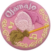 おジャ魔女どれみ 刺繍ブローチ ojamajo [キャラクターグッズ]