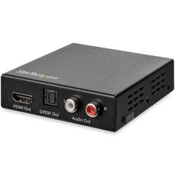 HDMIデジタルオーディオ分離器 デジタル（Toslink）/アナログ（2ch RCA）対応 4K/60Hz HD202A
