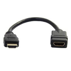 ハイスピードHDMI延長ケーブル 15cm 4K/30Hz オス/メス HDMIEXTAA6IN