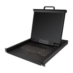 ラックマウント対応KVMコンソールドロワー 19インチLCD 1U シングルKVMスイッチ RKCONS1901