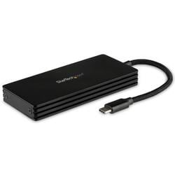 M.2 SATA SSDケース/USB Type-C接続/USB 3.1 Gen 2 （10Gbps） 準拠/本体一体型ケーブル SM21BMU31CI3