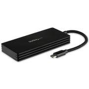 M.2 SATA SSDケース/USB Type-C接続/USB 3.1 Gen 2 (10Gbps) 準拠/本体一体型ケーブル SM21BMU31CI3