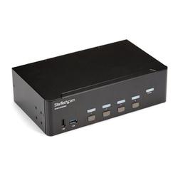 4ポートKVMスイッチ/デュアルHDMIモニター/4K30Hz対応/USB 3.0ハブ SV431DHD4KU