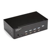 4ポートKVMスイッチ/デュアルHDMIモニター/4K30Hz対応/USB 3.0ハブ SV431DHD4KU