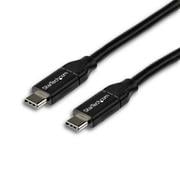 USB-C -USB-C ケーブル 2m オス/オス USB 2.0 (480Mbps) 準拠 給電充電対応(最大5A) USB-IF認証取得 USB2C5C2M