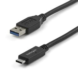 USB-A - USB-C ケーブル 1m オス/オス USB 3.1 Gen 2 （10Gbps） 準拠 USB31AC1M