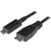 USB-C - USB 3.0micro-B ケーブル 1m オス/オス USB 3.1 Gen 2 (10Gbps) 準拠 USB31CUB1M