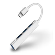 USB Type-C ハブ/USB-A3.0×1/2.0×3/小型軽量/3.0高速 5Gbps対応/USB-C搭載PC&MAC用/USB HUB HDX-C4