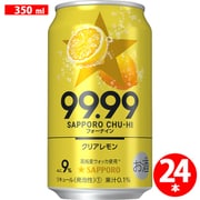 サッポロチューハイ 99.99（フォーナイン） クリアレモン 9度 350ml×24缶（ケース） [チューハイ]