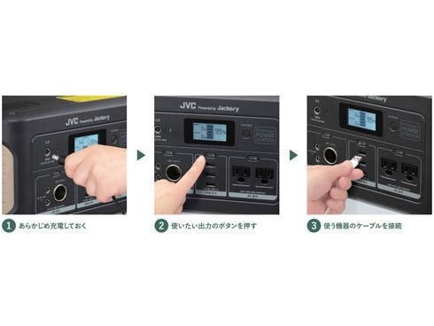 ヨドバシ.com - JVC ジェイブイシー BN-RB37-C [ポータブル電源