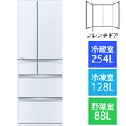 冷蔵庫(470L・フレンチドア) 6ドア WXシリーズ 除菌機能 クリスタルホワイト MR-WX47G-W