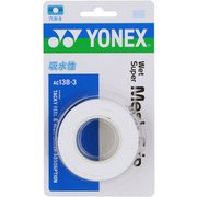 ウェットスーパーメッシュグリップ 3本入り AC1383 11 ホワイト [オーバーグリップテープ]