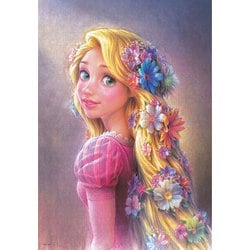 D1000-078 輝く髪のプリンセス ラプンツェル [ジグソーパズル キャンバススタイル 1000ピース（51×73.5cm）]