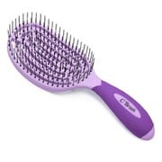 速乾ヘアブラシ NuWay 4 Hair C Brush パープル NWC-PE