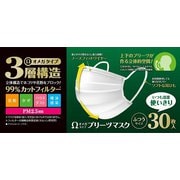 Ωタイプ プリーツマスク ふつう 30枚入 ZSMK-30