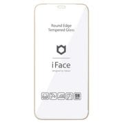 iFace ラウンドエッジ 強化ガラス 画面保護シート iPhone 12/12 Pro 用 ベージュ