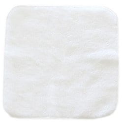 いとやのタオル ペルーコットン ハンカチタオル 乳白 PE-H-001-WH