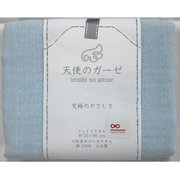 TE1221 [天使のガーゼ フェイスタオル ブルー]