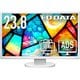業務用 液晶ディスプレイ 23.8型ワイド 広視野角ADSパネル&フリースタイルスタンド採用 ホワイト LCD-MF245EDW-F-A