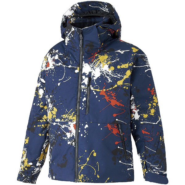 ミズノ mizuno Jr.SKI PRINT PARKA Z2ME1910 ネイビーWP 160サイズ