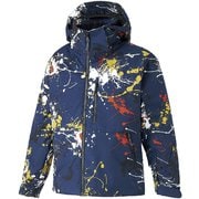 Jr.SKI PRINT PARKA Z2ME1910 ネイビーWP 160サイズ [スキーウェア ジャケット ジュニア]