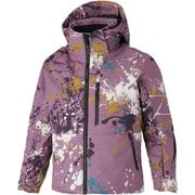 Jr.SKI PRINT PARKA Z2ME1910 ピンクWP 140サイズ [スキーウェア ジャケット ジュニア]