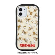 GRM-136B [iPhone 12 mini ハイブリッドガラスケース グレムリン 総柄]