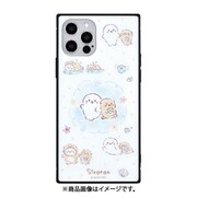 SRT-03B [iPhone 12 /iPhone 12 Pro スクエアガラスケース しろたん＆らっこいぬ]
