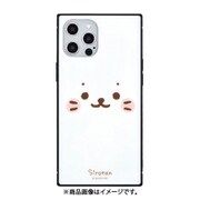 SRT-04A [iPhone 12 Pro Max スクエアガラスケース しろたん フェイス]