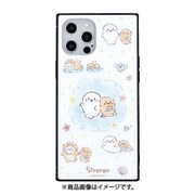 SRT-04B [iPhone 12 Pro Max スクエアガラスケース しろたん＆らっこいぬ]