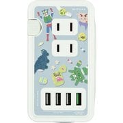 USBポート付ACタップ クレヨンしんちゃん おもちゃ BCYS-22C