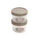 鮮度保持容器 丸型 130ml×2P ジニアルベージュ T11423
