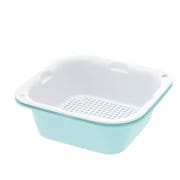 ザル バット ザルバットン 大盛 シェリー プラスチック製 ミントブルー