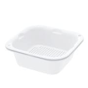 ザル バット ザルバットン 大盛 シェリー プラスチック製 ホワイト