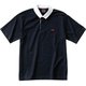 ショートスリーブ ソリッドカラー ラグビージャージ S/S SOLID COLOR RUGBY JERSEY RA30063 ネイビー(29) Lサイズ [アウトドア カットソー ユニセックス]