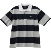 ショートスリーブ 4インチストライプ ラグビージャージ(ユニセックス) S/S 4INCH STRIPE JERSEY RA30064 ネイビー Mサイズ [ラグビー シャツ メンズウェア]
