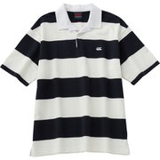 ショートスリーブ 4インチストライプ ラグビージャージ(ユニセックス) S/S 4INCH STRIPE JERSEY RA30064 オフホワイト Lサイズ [ラグビー シャツ メンズウェア]