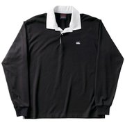 ソリッドカラー ラグビージャージ SOLID COLOR RUGBY JERSEY RA40095 ブラック(19) Mサイズ [アウトドア カットソー ユニセックス]