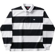 4インチストライプ ラグビージャージ(ユニセックス) 4INCH STRIPE RUGBY JERSEY RA40096 ホワイト XLサイズ [ラグビー シャツ メンズウェア]