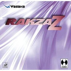 B87 20 [YASAKA（ヤサカ） 裏ソフトラバー ラクザZ レッド 厚]