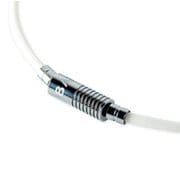 HLCNNWS47 [Healthcare Necklace Neutral （White × Silver） 47cm]