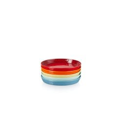 ヨドバシ.com - ル・クルーゼ Le Creuset 69264177849014 [ネオ・ラウンド・プレート 17cm （5枚入り） レインボー  【国内正規品】] 通販【全品無料配達】